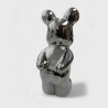 Figura Decorativa Bear Silver/Soporte para copa