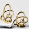 Figura Decorativa Nudo Infinito Small Gold