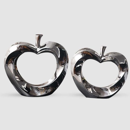 Figura Decorativa Apple Big Silver