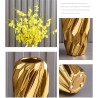 Florero Decorativo Destello Ondulado Small Gold