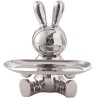 Figura Decorativa Soporte para Llaves Bunny Silver