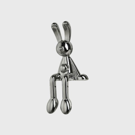 Figura Decorativa Luxe Lapin Small Silver