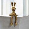 Figura Decorativa Luxe Lapin Big Gold