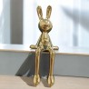 Figura Decorativa Luxe Lapin Small Gold