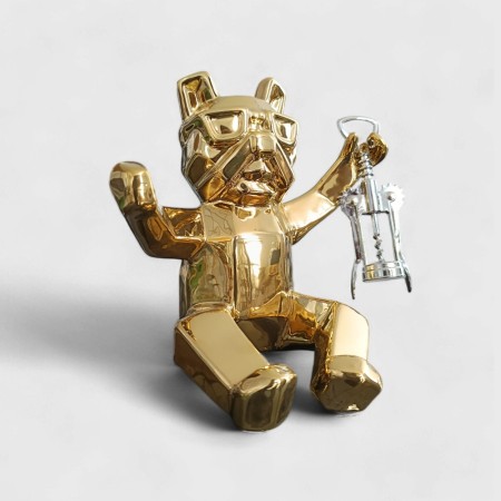 Soporte para Botella de Vino Bulldog Gold