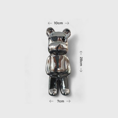 Figura Decorativa Urban Bears Silver