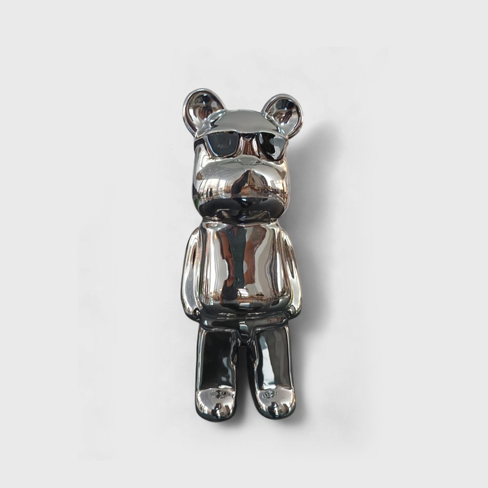 Figura Decorativa Urban Bears Silver