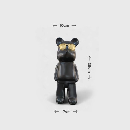 Figura Decorativa Urban Bears Black