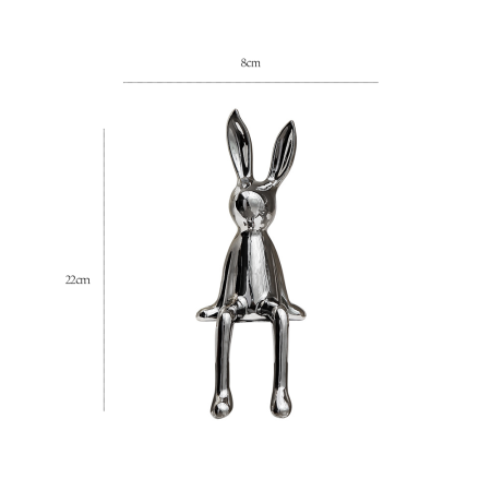 Figura Decorativa Radiant Rabbit Pearl