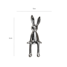 Figura Decorativa Radiant Rabbit Silver