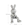 Figura Decorativa Bunny Space Gold