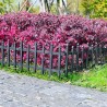 Reja Decorativa De Estacas Negras Para Jardín - Estilo Clásico