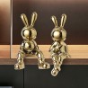 Figura Decorativa Bunny Space Gold