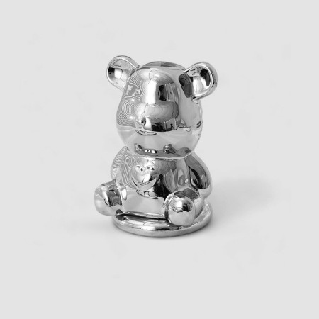 Soporte para Palillos de Dientes Bear Silver