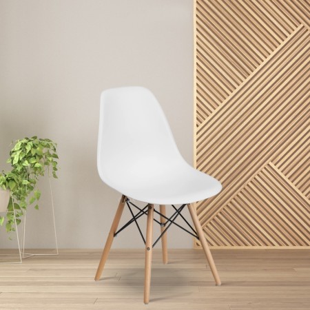 Silla Estilo Moderno Blanca