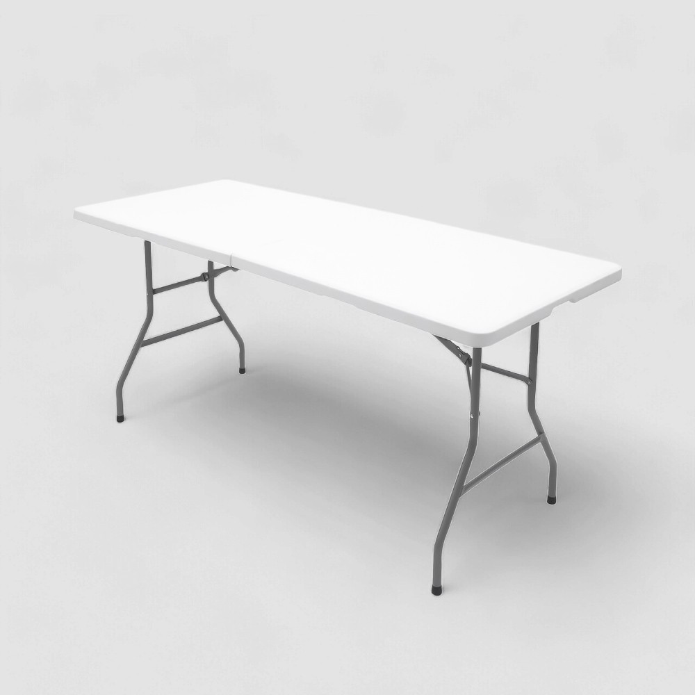 Mesa Plegable Blanca 180cm Tipo Maleta