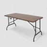 Mesa plegable Café 180cm Tipo Maleta