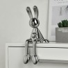 Figura Decorativa Luxe Lapin Big Silver