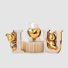 Figuras Decorativas Love  Bears Gold 3pcs