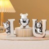 Figuras Decorativas Love  Bears Silver 3pcs