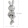 Figura Decorativa Bunny Space Golden White