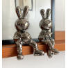 Figura Decorativa Bunny Space Silver