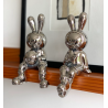 Figura Decorativa Bunny Space Silver